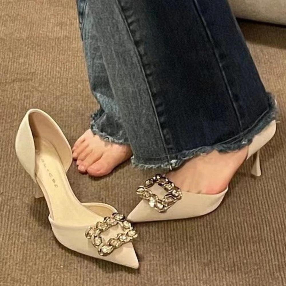 High Heels Women Pumps Summer Shoes for Women Wedding Shoes Bride Mary Jane Shoes Offfice Heels Sandals Ladies Zapatos De Mujer
