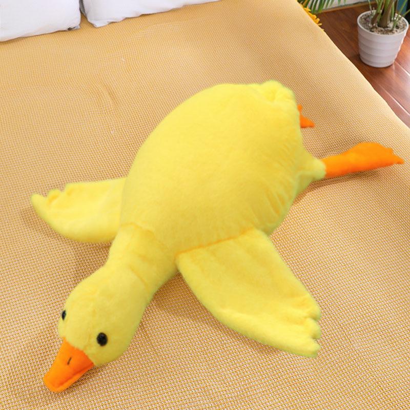 50-190cm White Hug Stuffed Animal Duck Kawaii Large 7 Colors Giant Goose Plush Toy Sleeping Pillow Big Christmas Gift for Friend