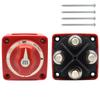 2/3/4 Position M-Series Mini Switch Cut Single Dual On/Off Marine Boat 12-48V 100-300A Battery Switch Isolator Disconnect Rotary