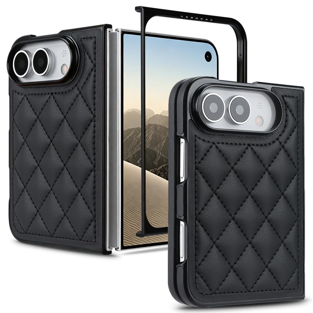 For Apple Duo Luxury Leather Folding for Phone Case IPhone Duo 18 Ultra Shockproof Protection Bumper Cover