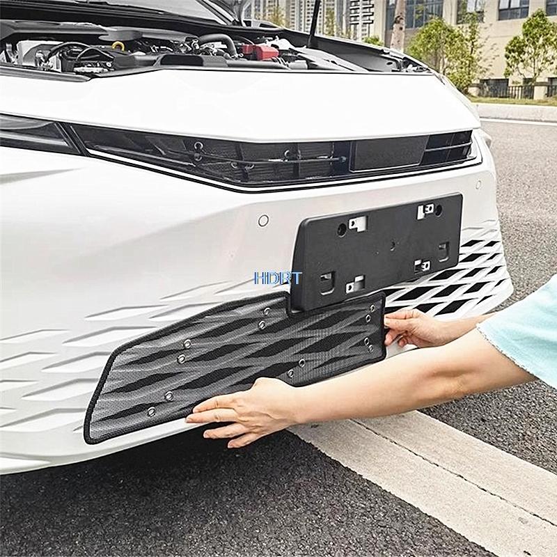 Car Styling Front Racing Grill Mesh ect Screen Anti Bug Net Cover Protector Decoration Accessories For Toyota Camry 2024 +