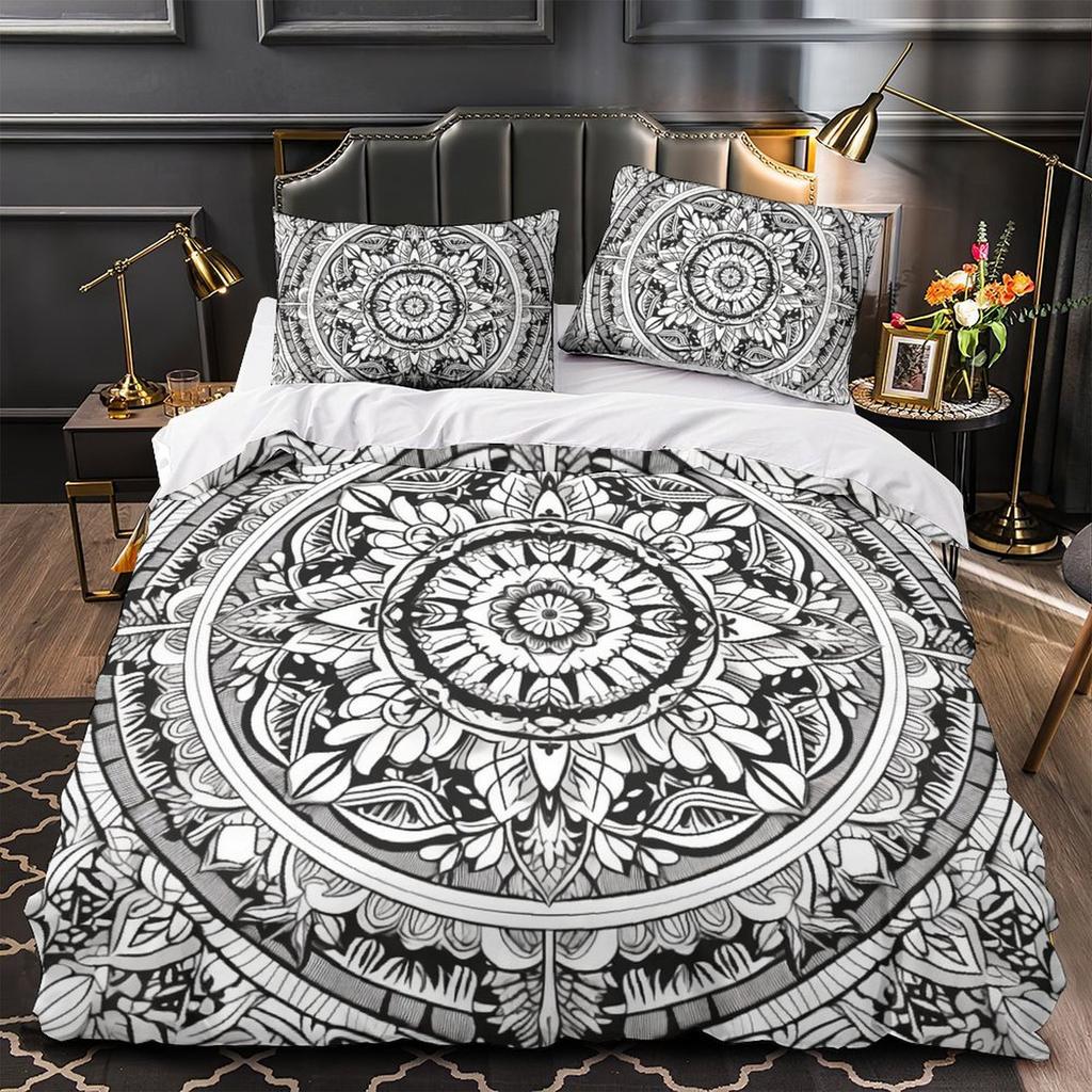 3D Digital Printing Bedding Two Or Three-Piece Set Bohemian Series Polyester