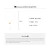 New Irregular Metal Pendant Adjustable Long Snake Chain Necklace For Women Unisex Charm On The Neck Accessories Gift Wholesale