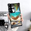 Summer Beach Sea Palm Tree Vacation Plating Phone Case For Samsung Galaxy S24 S25 FE S26 Edge S23 Ultra S22 S21 Plus S20 Anti-Fa