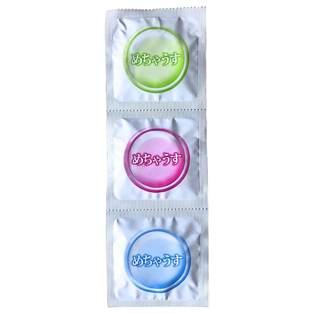 Fuji Latex Mechousu 1000 288 Commercial Large Moisturizing Plain Type Condoms, count, Use, Capacity, Unscented, Jelly,