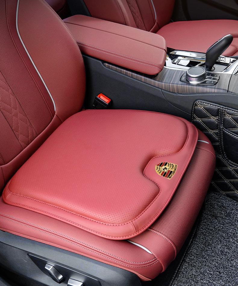 Porsche Sitzzubehör: Ganzjahres-Kissen & Lendenwirbelstützen für Cayenne, Macan, Panamera, 718