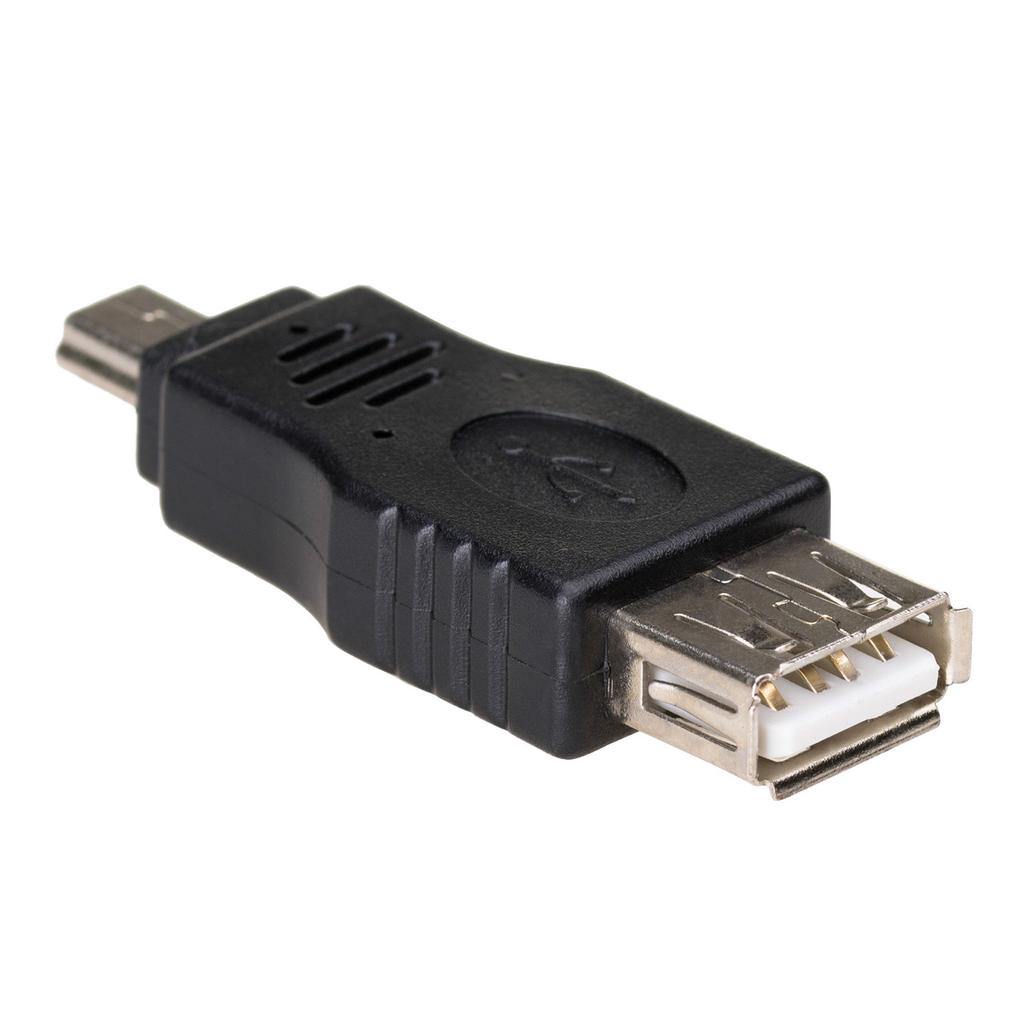 Adapter Usb A 2.0 Mini Usb B Akyga Ak-Ad-07 Adapter Barrel Female - Male