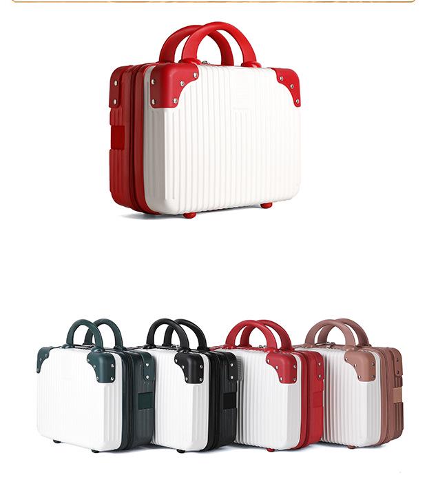 Ensemble de petits bagages de voyage pour femme: Mini 16 pouces, boîte à cosmétiques 14 pouces, sac de rangement 18 pouces