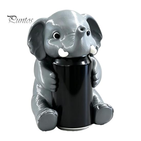 Atmosphere Desk Ornament Dinosaur Can Cover, Cute Animal Soda Holder for 375ml Cans, Novelty Picnic Gadget Plastic Drink Stand Desk, Fun Party
