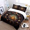 "Occult Decorative Three-Piece Set" Bedding Set with 1 Duvet Cover 2 Pillowcases Single Double King Queen, Gift