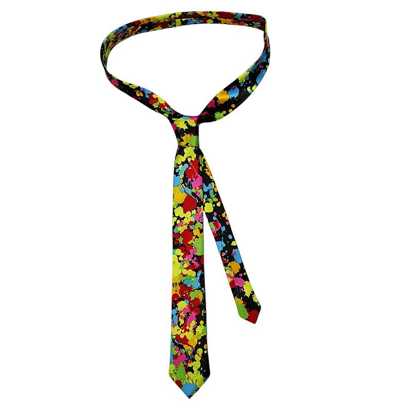 Zebra Leopard Print LOVE Poker 5cm Tie with Unisex Shirt - Versatile, Customizable