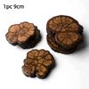 Holz Untersetzer Tisch Tassenmatte Küchenmatte Pad Für Bar Cocktail 1Stück 6-12cm (Durchmesser) Winter süßes Holzscheiben Barzubehör