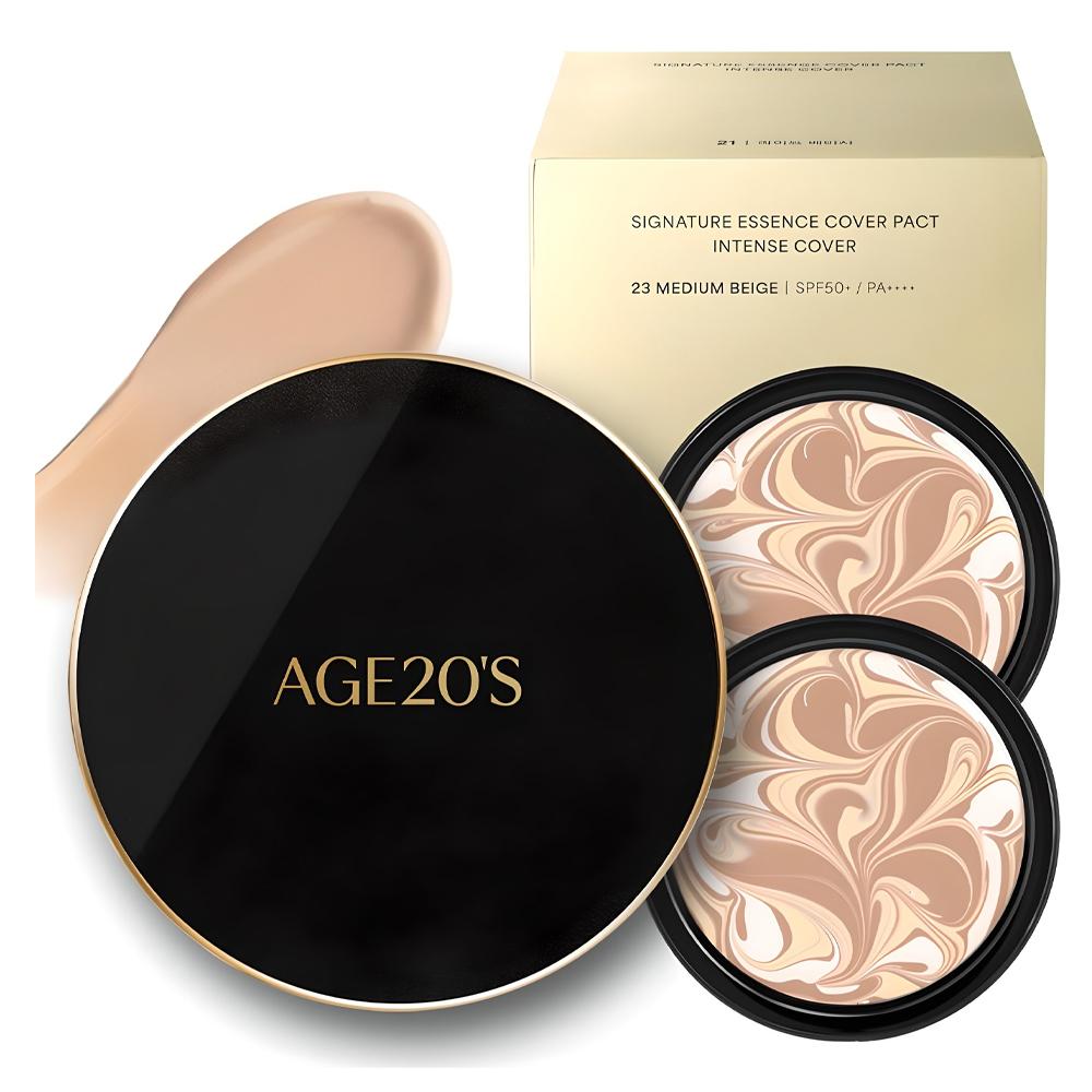 Fond de teint crème solaire intense Signature AGE 20's 14 g + 14 g SPF 50 + PA++++