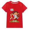 Dora Bambini Abbigliamento Cotone Bambine Manica Corta Capispalla Estivi Bambini T-shirt Carina Bambini Top Casuali