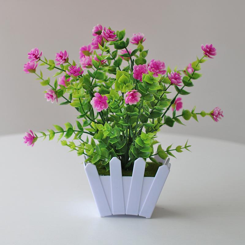 Eucalyptus Bonsai Artificial Green Plant for Home Decoration