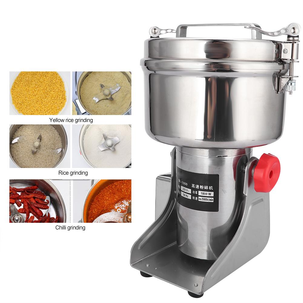 1000g Mini Electric Grinder Household Dry Grinding Whole Grains Chinese Herbal Grinding Machine