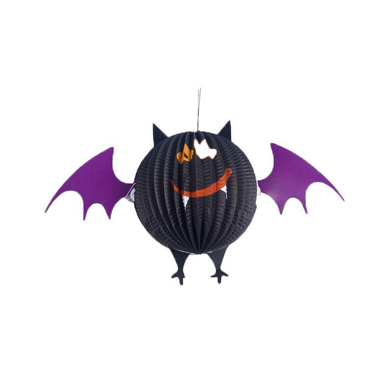 

Atmospheric Halloween Paper Lantern Decoration With Spooky Spider Bat And Ghost Motifs Vampire Bat,26*50cm/10.24*19.69in