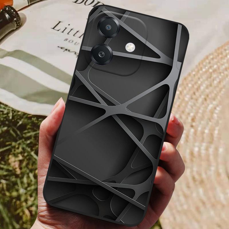 Para OPPO A3 A3x Funda Lujosa Cubierta Trasera de Silicona Funda de Teléfono para OPPO A3x 4G 5G Fundas A 3 3x Parachoques Suaves Coque A60 5G Lindas Capas