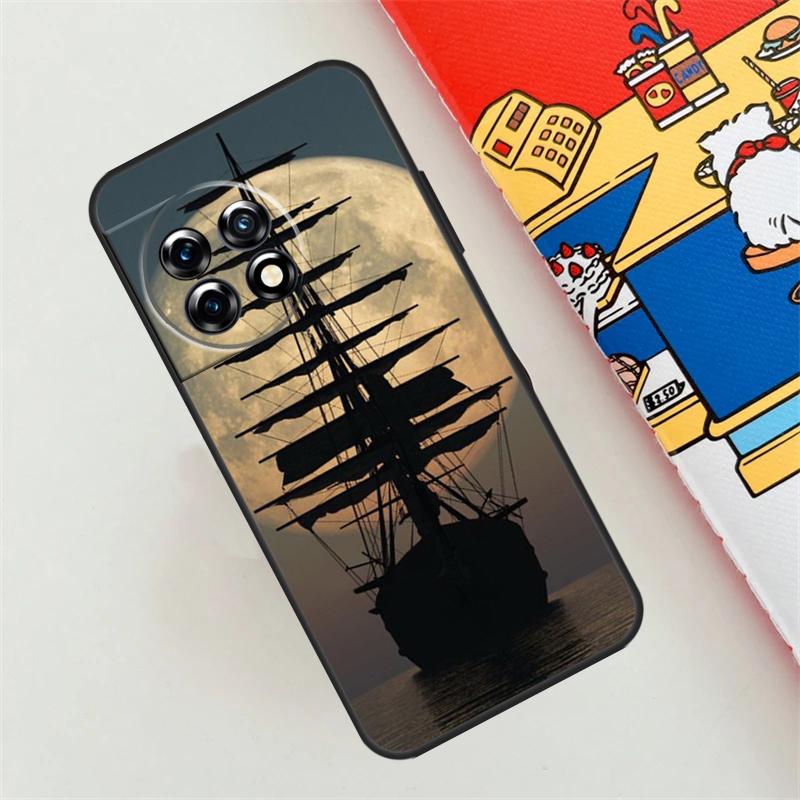 Sailing Pirate Ship Boat Case For OnePlus 12 12R 11 9 10 Pro 10T 8T 10R 9R Nord CE 2 3 4 Lite N10 N20 N200 N30 Cover