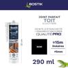 Joint Parfait Toit Et Gouttière Noir - BOSTIK - Cartouche 280 Ml - Haute Performance - Tous Matériaux