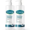 Dermaology Large Capacity Foam Cleansing 500ml Mildly Alkaline Deep Cleansing Foam Facial Cleanser Foam Cleanser Bubble Foam, 2 Pcs