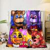 Fnaf Charakter Collage Decke Flanelldecke für Bett, Sofa, Camping, Wandern, Picknick Zubehör, Geschenk für Familie Fan Geschenke