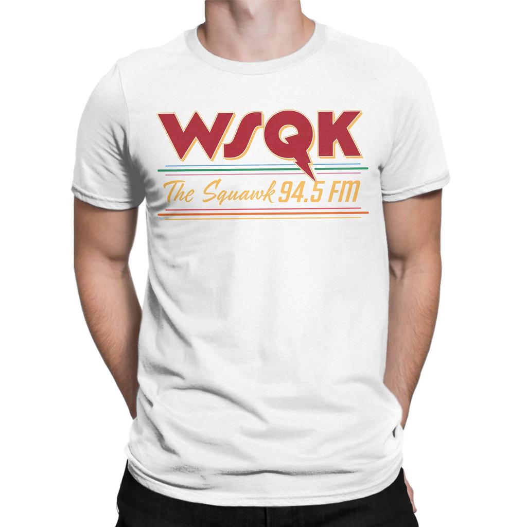 Unisexs TShirt Wsqk The Squawk Funny Pure Cotton Tees Short Sleeve Dustin Henderson T Shirt Crew Neck Tops Birthday Gift