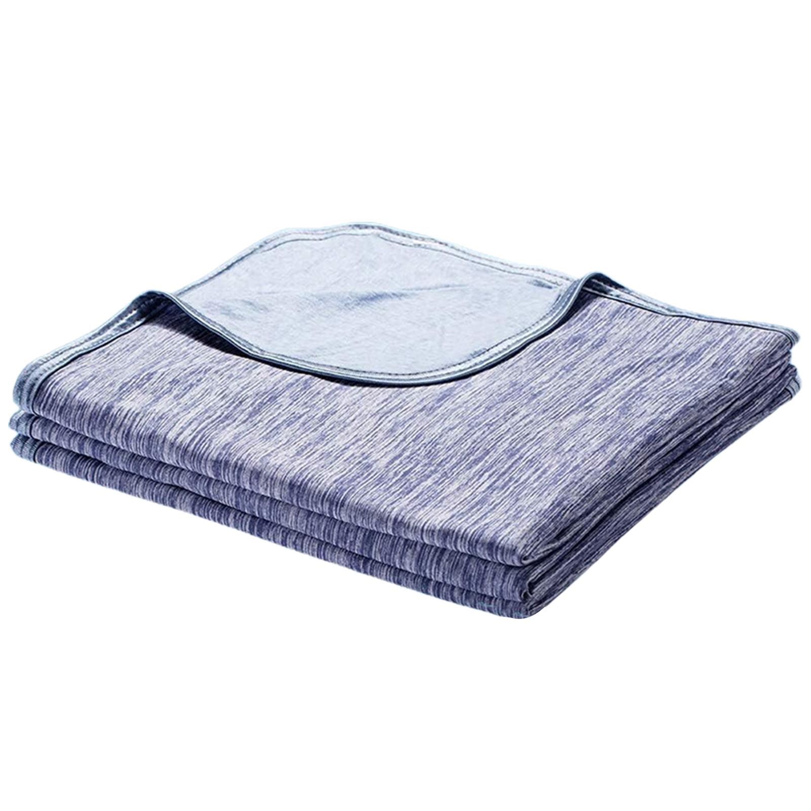 

Летнее охлаждающее одеяло, супермягкое прохладное хлопковое одеяло для ночи для офиса 150x200cm синий