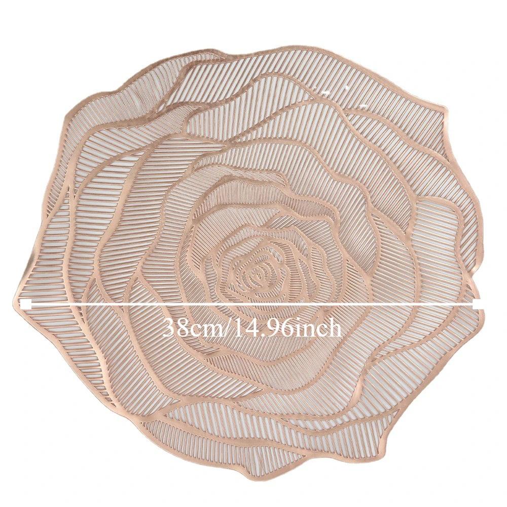 1pc Cup Cushion Hollow Waterproof and Oil Proof Table Cushion Decoration and Insulation Table Mats for Dining Table Decoration