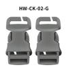 2pcs/set Side Release Buckle With Buckles, 0.98inch Quick Attachment Surface Mount, Modular Attachment Point Buckle Kit For Chest Rig Combat Vest Gear