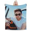 Niall Horan Decke Flanell Bedruckt Atmungsaktiv Warm Kuscheldecken für Sofa Reise Bettüberwurf