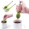 1 Pieza Filtro de Té de Silicona para el Hogar Filtración de Té Preparación de Té Herramientas de Cocina Grado Alimenticio Juego de Filtrado de Té con Prensa Manual