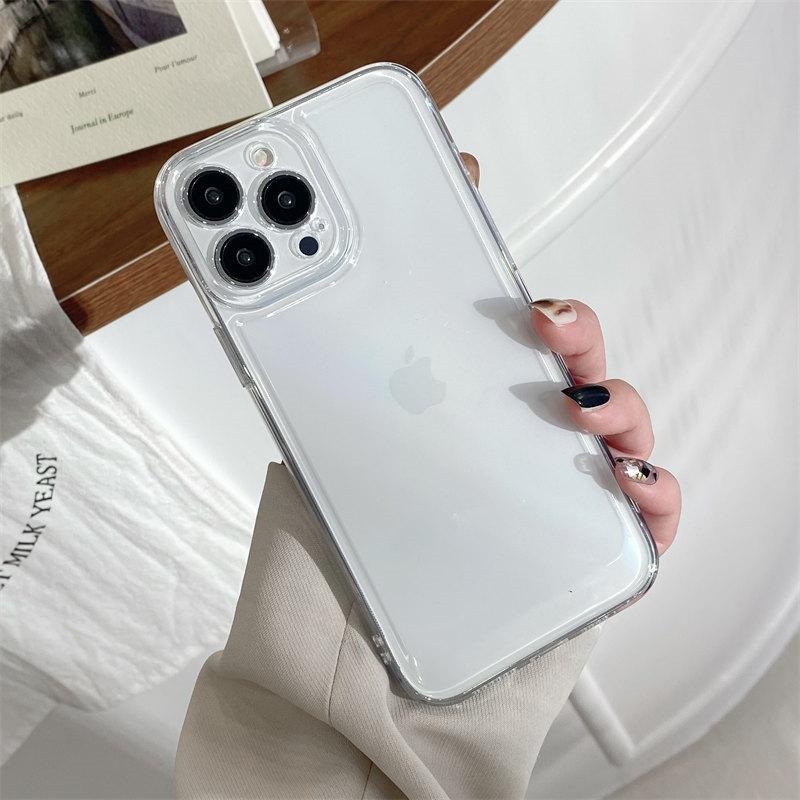 

Прозрачный чехол для телефона iPhone 13 12 11 Pro Max Mini 7 8 Plus XR X XS SE 2020 Huawei Xiaomi Samsung VIVO OPPO противоударный чехол
