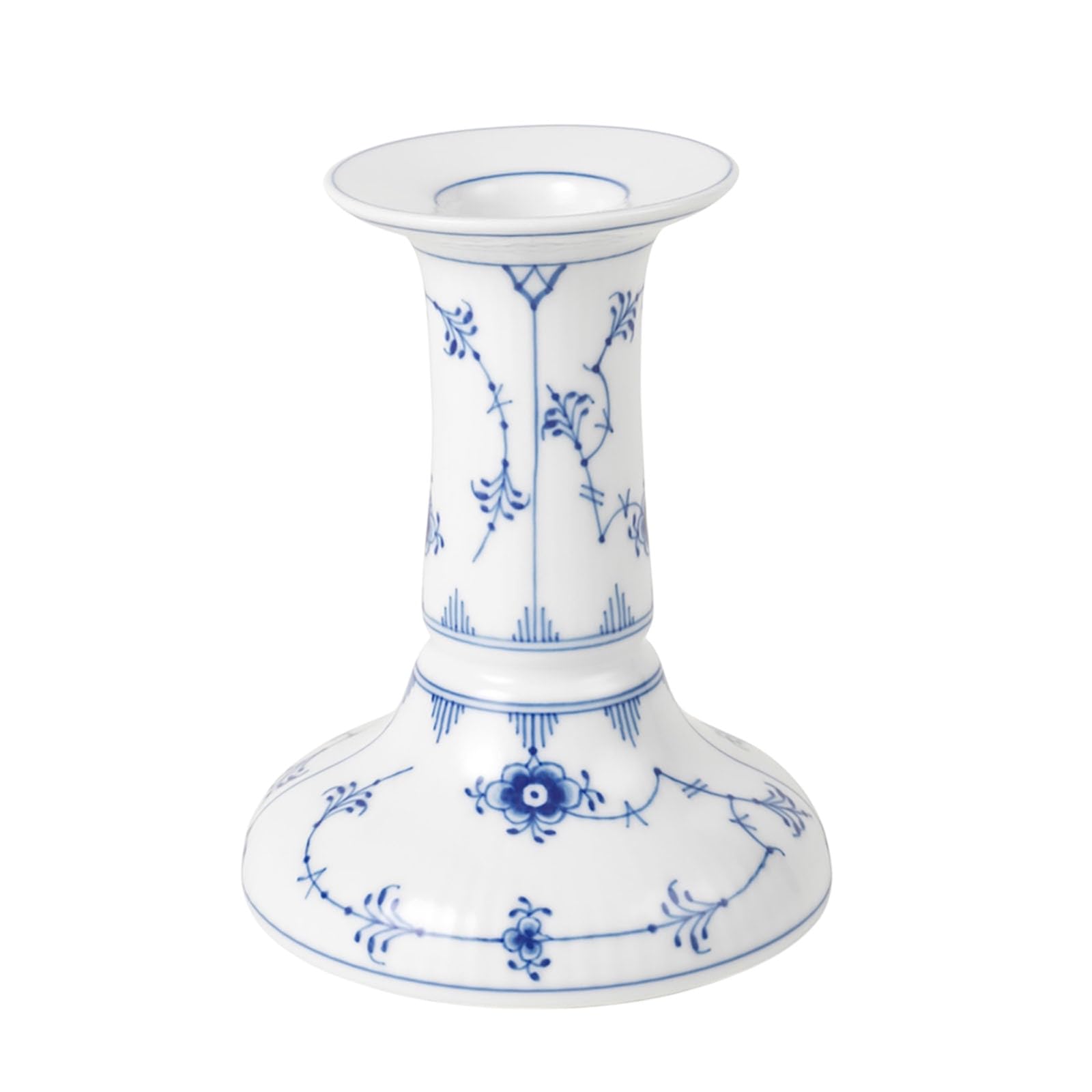 

Imported Royal Copenhagen Blue Fluted Plain Candlestick Candle Holder Height 12cm 1055285 [Regular Product] Approx. білий
