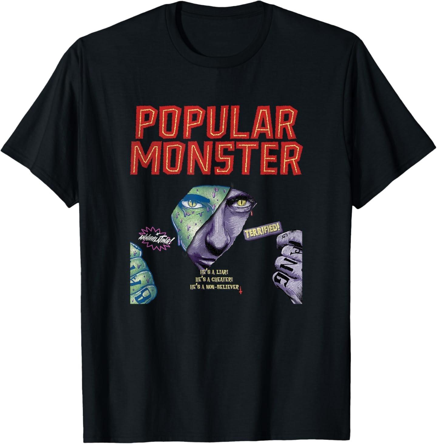 Falling In Reverse - Official Merchandise - Popular Monster T-Shirt Mens Womens Tees Top S
