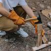 Long Sleeve Work Heat Resistant Fire Gloves Oven Mitts for BBQ Fireplaces Stove