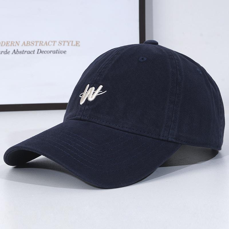 Şapka kadın yeni yumuşak üst derinleştirilmiş yumuşak üst beyzbol şapkası trend basit moda güneş koruyucu şapka