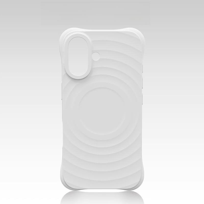 Applicable To IPhone 16 Mobile Phone Case Wave Ray Liquid Apple 15 Magnetic Charging 14pro Four Corner Anti-fall Protection Case