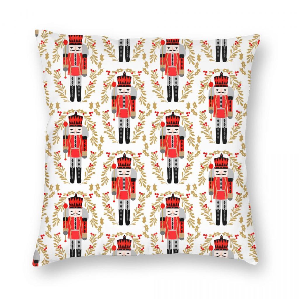 Christmas Royal Stewart Tartan Plaid Pillowcase Soft Fabric Cushion Cover Decor Pillow Case Cover Home Square 18''
