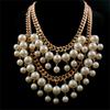 ZRM Schmuck 2 Broke Girls Caroline Perlen Goldene Halskette Anhänger Cosplay
