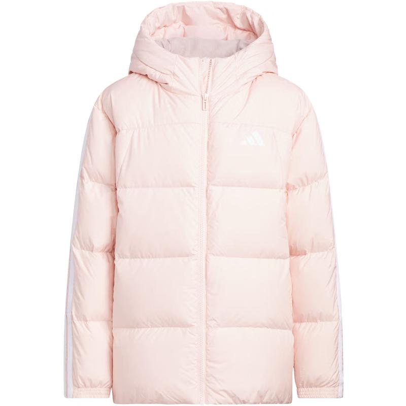 Adidas Girls 25 Winter Three-Stripe Down Jacket 140