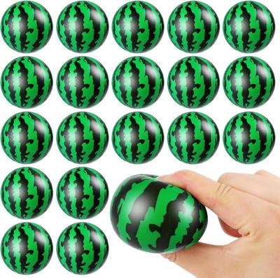 5/10/20Pcs Watermelon Stress Balls 2.5 Inch Foam Balls Stress  Toys Party Favors For Kids School Carnival Party Supplies