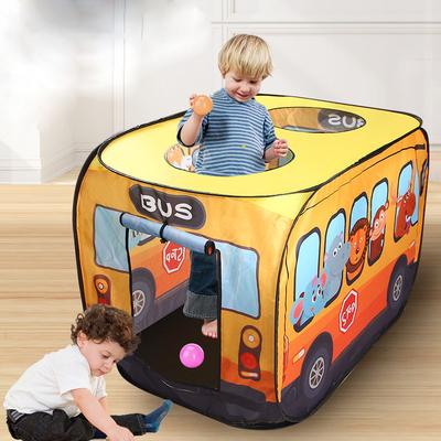 Game House Play Tent Bus Ocean Car Foldable Pop Up Toy Playhouse Children Toy Boy Girls Indoor House Ocean Balls Pool Toy Tent