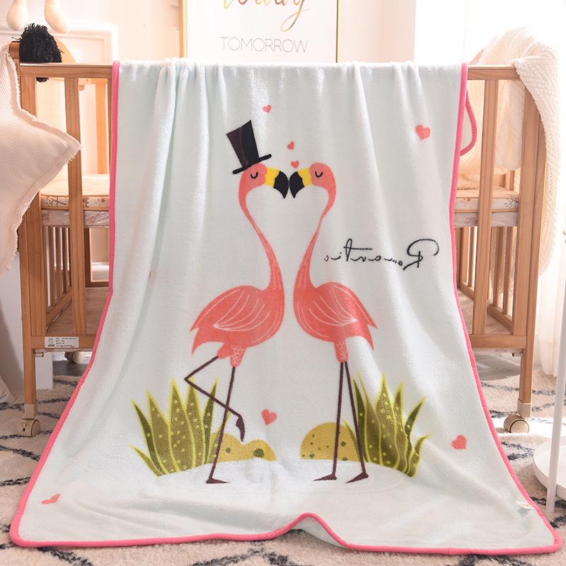 Coral Fleece Baby Blanket: Single-Layer Flannel, Ideal Gift & Cover for Children