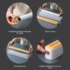 Plastic Wrap Dispenser with Slide Cutter Reusable Food Wrap Cutter Household Cling Film Cutter Refillable Cling Film Dispenser