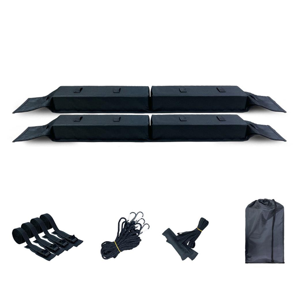 Car Roof Soft Rack 600D Oxford Cloth Non-slip Bottom Fast Detach for Surfboard Kayak Ski Board Luggage