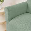 T-shaped Jacquard Tub Chair Cover Armchair Slipcover for Living Room Bedroom Office Elastic Single Sofa Covers Home Bar Counter
