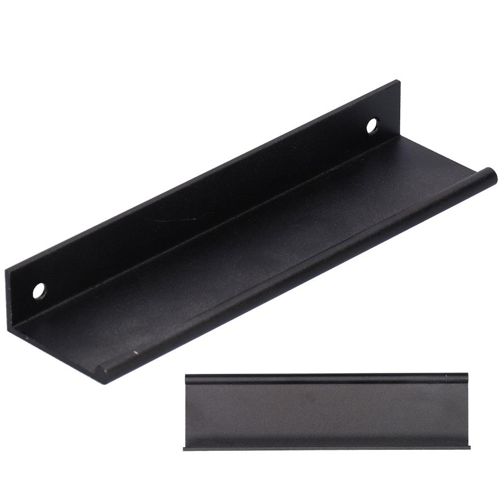 Aluminum Alloy Drawer Pulls Thickened Finger Edge Pulls Modern Cupboard Handles  Furniture