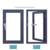 New Thickened Aluminum Alloy Window Handle Casement Window Seven-Character Handle Outside Open Window With Lock Handle