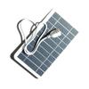 5W 5V Small Solar Panel with USB DIY Monocrystalline Silicon Solar Cell Waterproof Camping Portable Power Solar Panel